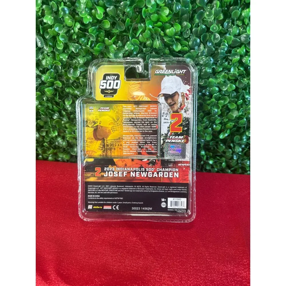 #2 Josef Newgarden IndyCar Toy - Red, Yellow, White